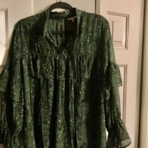 LUCKY BRAND ruffled top